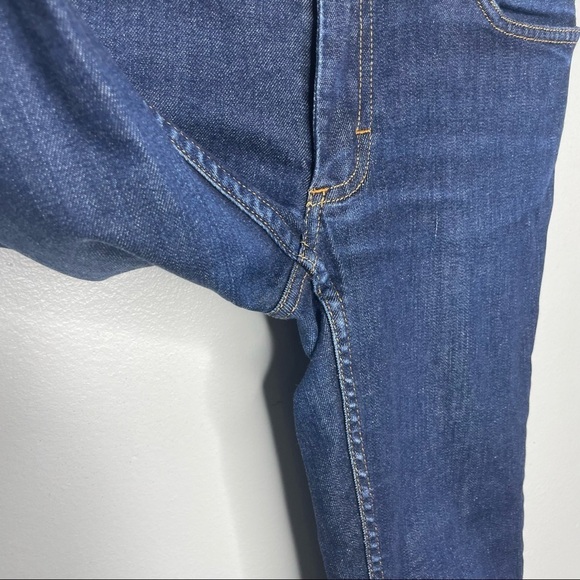 Acne Kex Raw Dark Wash Skinny Jeans - Picture 4 of 9